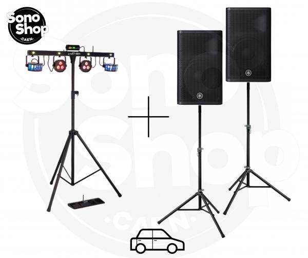 Pack BASIC Son & Lumires BASIC 90 Personnes - Solution de location de matériel pour particuliers à Caen